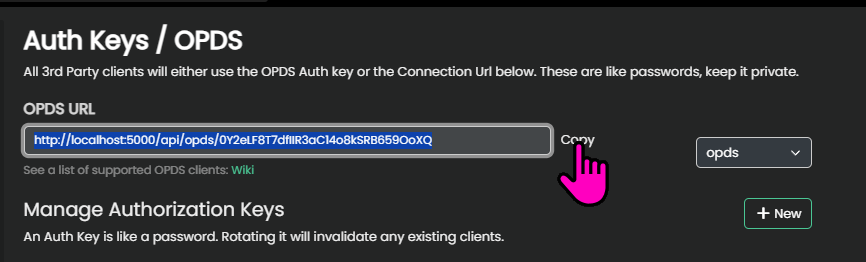 OPDS URL